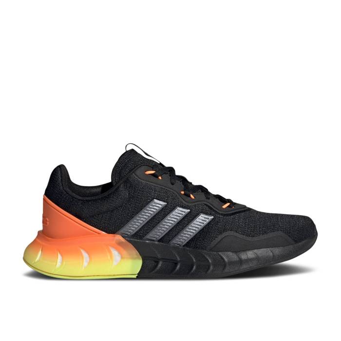 アディダス Adidas 【 Kaptir \u0027Black Gradient\u0027 Men Core Black/Iron Metallic/Grey Six 】 メンズ 中核グループ 黒いこと 黒いこと 薄墨色 薄墨色