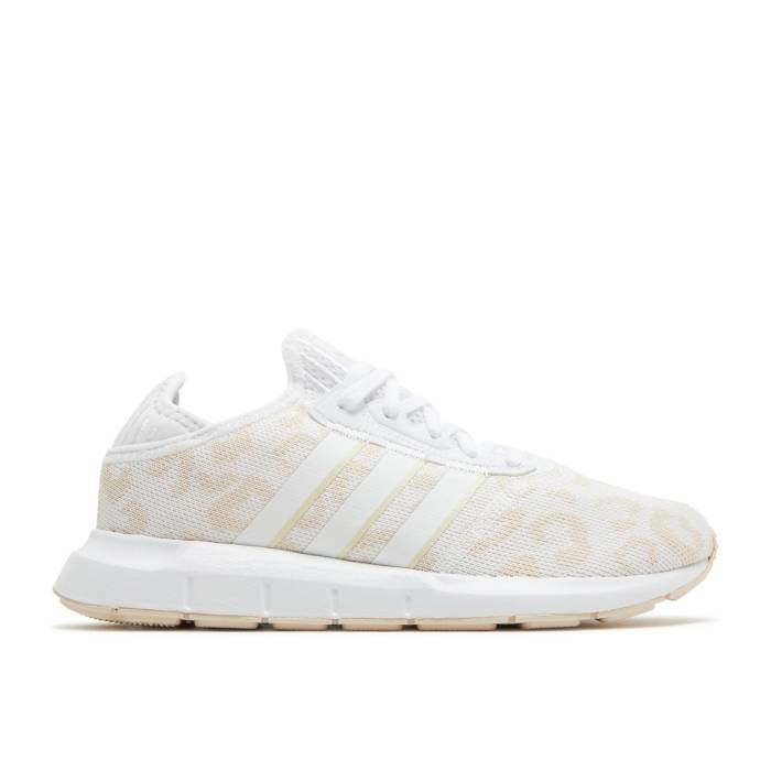 アディダス Adidas 【 Wmns Swift Run X \u0027Leopard - Halo Ivory\u0027 Women Halo Ivory/Cloud White/Cloud White 】 Swift 幽客 レディース 象牙色 白いこと 白いこと