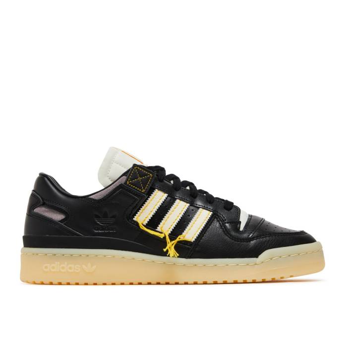 アディダス Adidas 【 Forum 84 Low Premium \u0027Black Easy Yellow\u0027 Men Core Black/Cream White/Easy Yellow 】 討論会 Premium 割り増し金 メンズ 中核グループ 黒いこと 黒いこと 皮膚軟化剤 白いこと 白いこと yellow 黄味がかった・黄色