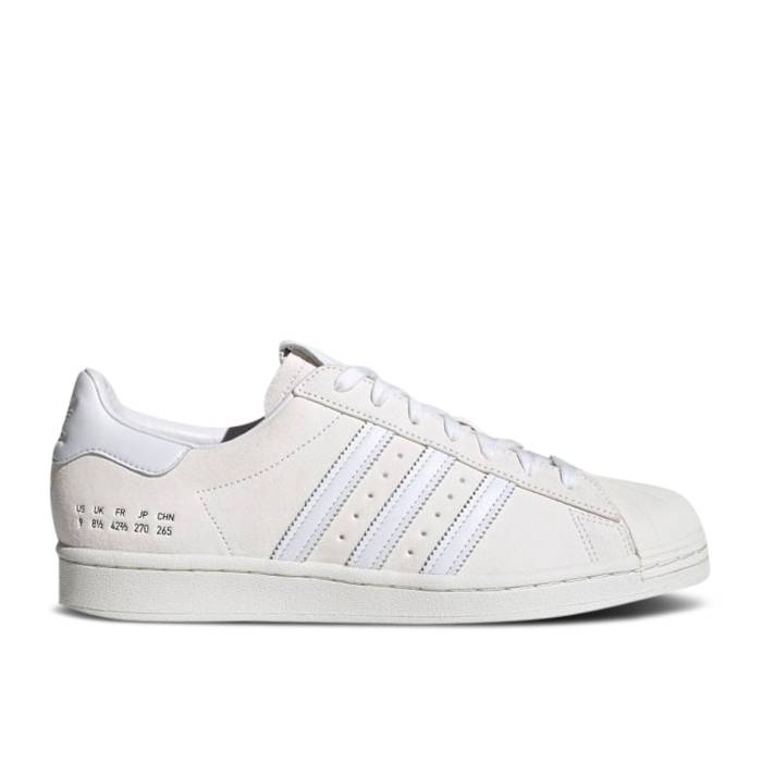 アディダス Adidas 【 Superstar \u0027Size Tag - Off White\u0027 Men Supplier Colour/Cloud White/Off White 】 Superstar はやりっ児 引き舟 メンズ 白いこと 白いこと