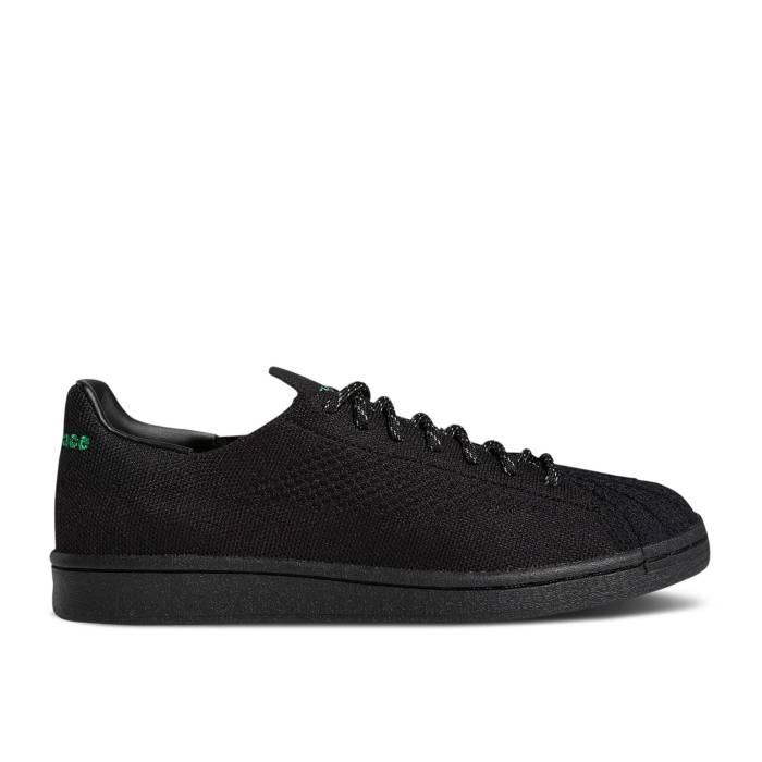 アディダス Adidas 【 Pharrell X Superstar Primeknit 'Black' Men Core Black/Core Black/Vivid Green 】 Superstar スーパースター メンズ コア 黒色 ブラック green 緑・グリーン|スニケス