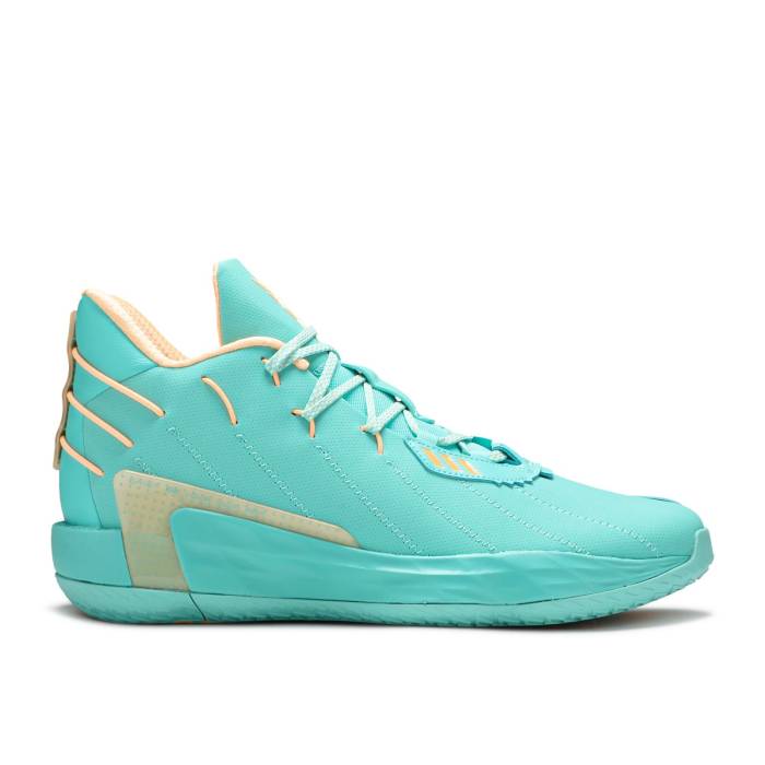 アディダス Adidas 【 Dame 7 \u0027Acid Mint\u0027 Men Acid Mint/Acid Orange/Acid Mint 】 メンズ orange 橙・オレンジ色