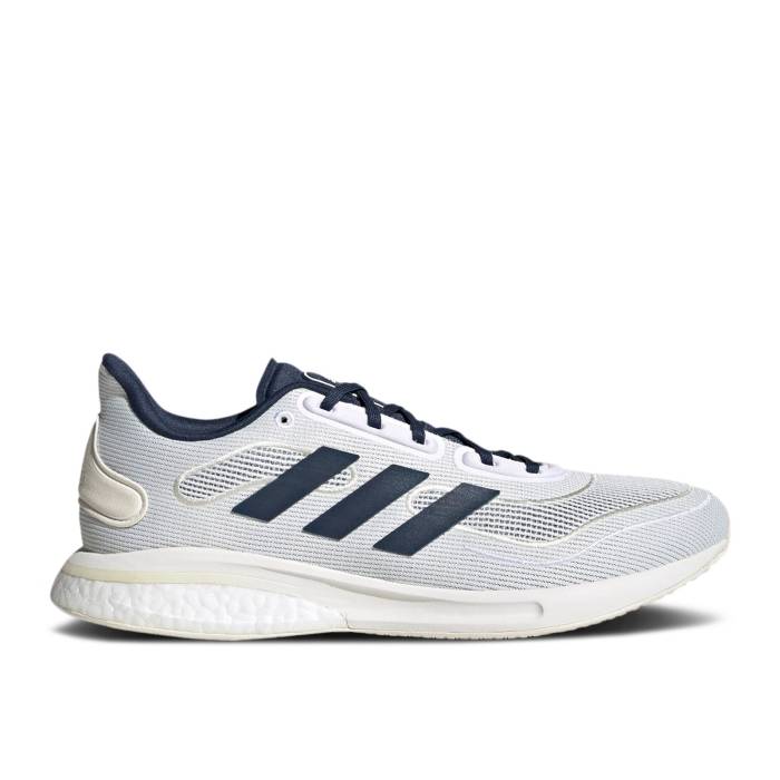 アディダス Adidas 【 Supernova \u0027White Crew Navy\u0027 Men Core White/Crew Navy/Core White 】 スーパーノバ・ノヴァ 労働者の一団 メンズ 中核グループ 白いこと 白いこと 労働者の一団 紺色 米国海軍 スニーカー-メンズ靴-靴