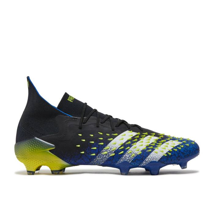 アディダス Adidas 【 Predator Freak.1 Fg \u0027Demonskin - Black\u0027 Men Core Black/Cloud White/Solar Yellow 】 プレデター メンズ 中核グループ 黒いこと 黒いこと 白いこと 白いこと yellow 黄味がかった・黄色