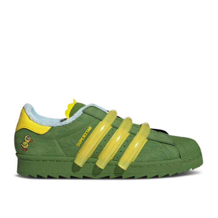 アディダス Adidas 【 Melting Sadness X Superstar 80S Tr \u0027Duck\u0027 Men Lime Peel/Yellow/Super Orange 】 Superstar はやりっ児 メンズ 菩提樹 yellow 黄味がかった・黄色 orange 橙・オレンジ色