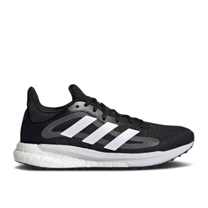 アディダス Adidas 【 Wmns Solarglide 4 St \u0027Black Grey\u0027 Women Core Black/Cloud White/Grey Five 】 レディース 中核グループ 黒いこと 黒いこと 白いこと 白いこと 薄墨色 薄墨色