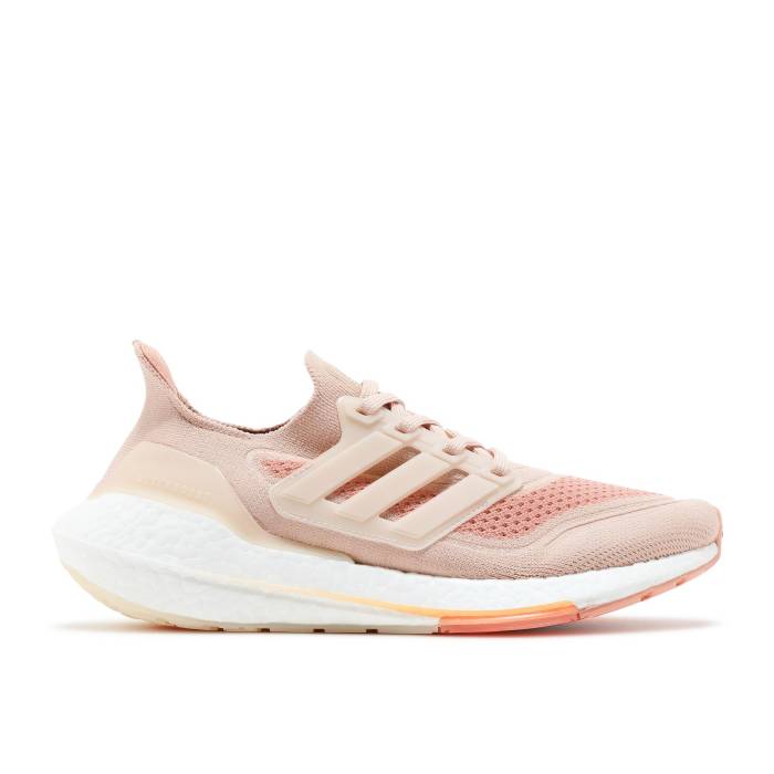 アディダス Adidas 【 Wmns Ultraboost 21 \u0027Halo Blush\u0027 Women Halo Blush/Wonder White/Ambient Blush 】 レディース 白いこと 白いこと レディース靴-スニーカー-靴