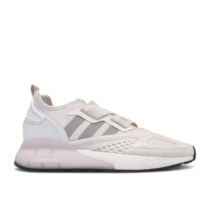 アディダス Adidas 【 Wmns Zx 2K Boost Lite \u0027White Purple Tint\u0027 Women Cloud White/Grey Two/Purple Tint 】 ブースト ともし火 Purple 紫・パープル レディース 白いこと 白いこと 薄墨色 薄墨色 Purple 紫・パープル
