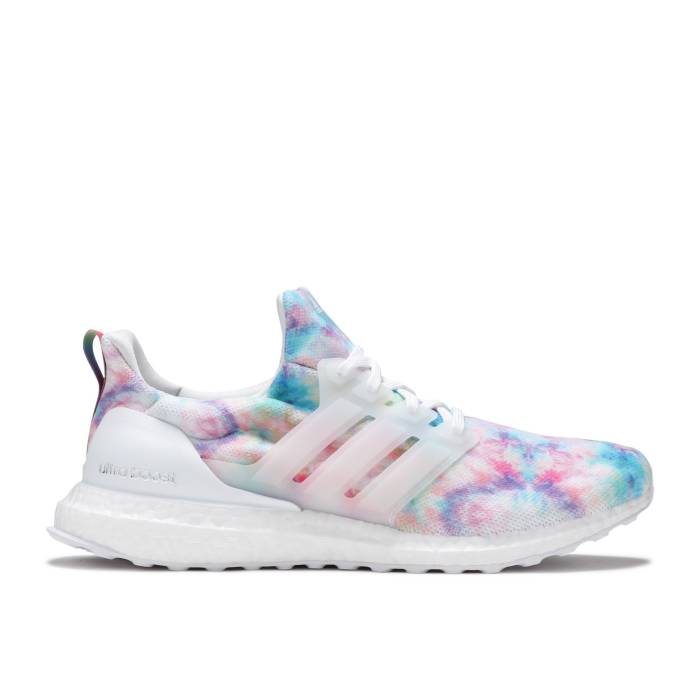 アディダス Adidas 【 Wmns Ultraboost 4.0 Dna \u0027Tie-Dye\u0027 Women Cloud White/Cloud White/Rose Tone 】 レディース 白いこと 白いこと Rose サクラ色