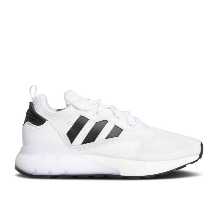 アディダス Adidas 【 Wmns Zx 2K Boost \u0027White Black\u0027 Women Cloud White/Core Black/Gold Metallic 】 ブースト レディース 白いこと 白いこと 中核グループ 黒いこと 黒いこと ゴールド