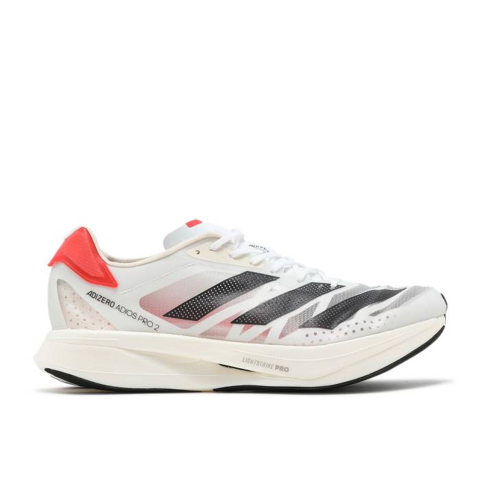 アディダス Adidas 【 Adizero Adios Pro 2 olar Red Men Cloud White/Carbon/Solar Red 】 アディゼロ アディオス プロ メンズ 白色 ホワイト カーボン Red 赤・レッド