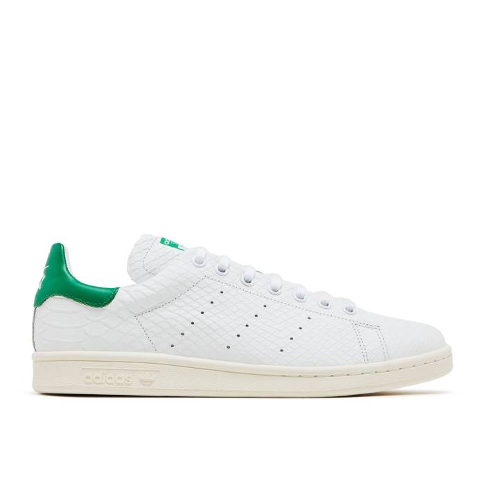 アディダス Adidas 【 Stan Smith Recon \u0027Italian Crocodile\u0027 Men Footwear White/Crystal White/Off White 】 メンズ 白いこと 白いこと