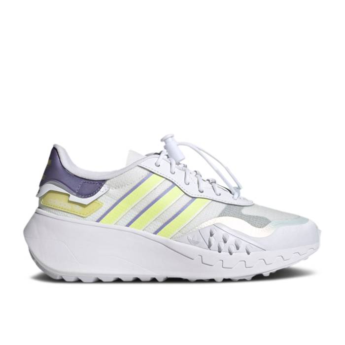 アディダス Adidas 【 Wmns Choigo \u0027White Pulse Yellow Purple\u0027 Women Cloud White/Pulse Yellow/Light Purple 】 yellow 黄味がかった・黄色 レディース 白いこと 白いこと yellow 黄味がかった・黄色 Purple 紫・パープル