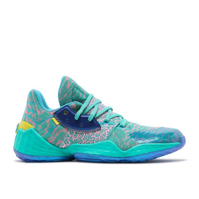 アディダス Adidas 【 Harden Vol. 4 Gca \u0027Shock Mint\u0027 Men Shock Mint/Light Pink/Bright Yellow 】 ハーデン メンズ ぼうぜん自失 pink サクラ色 yellow 黄味がかった・黄色