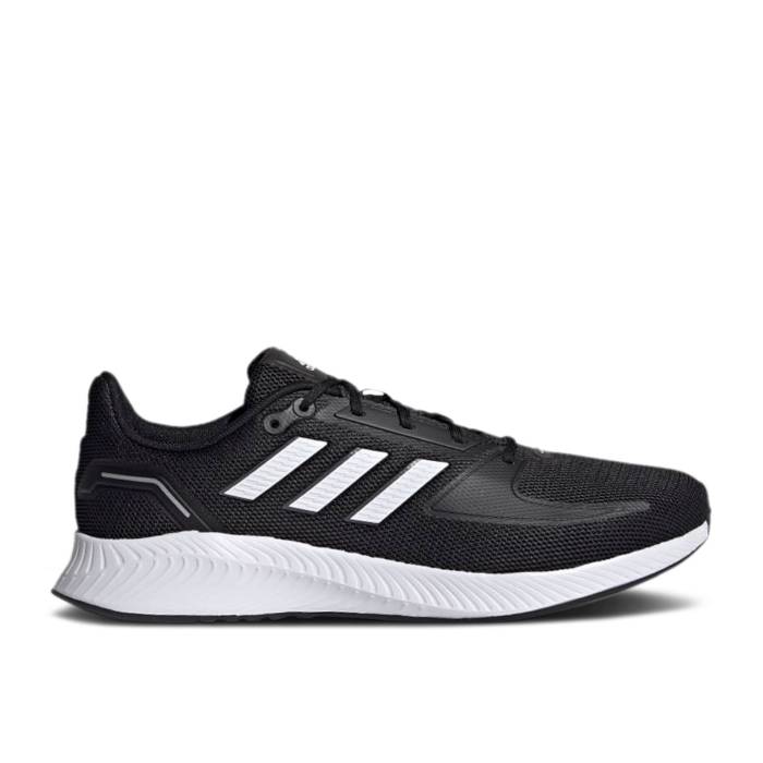 アディダス Adidas 【 Run Falcon 2.0 \u0027Black White\u0027 Men Core Black/Cloud White/Grey Six 】 幽客 メンズ 中核グループ 黒いこと 黒いこと 白いこと 白いこと 薄墨色 薄墨色