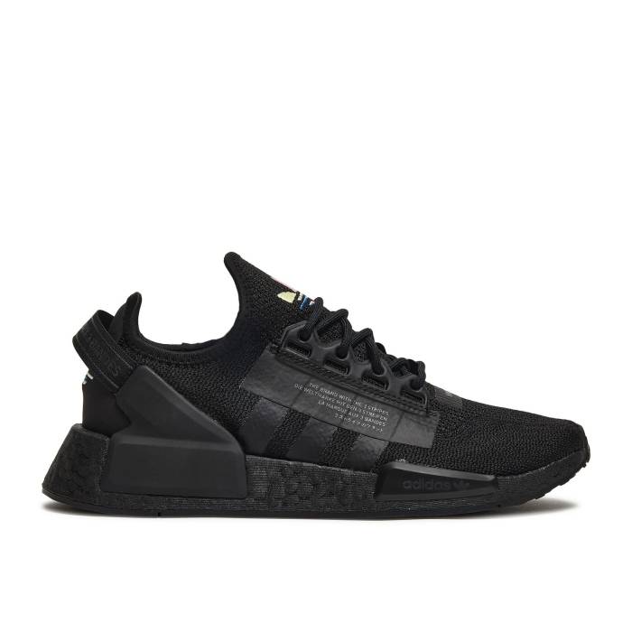 アディダス Adidas 【 Nmd_R1 V2 'Triple Black' Men Core Black/Core Black/Carbon 】 メンズ コア 黒色 ブラック カーボン