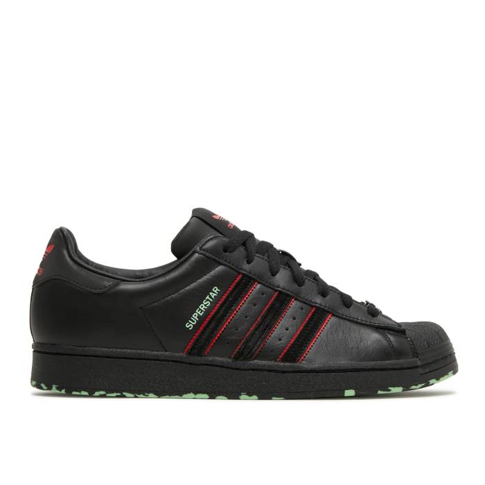 アディダス Adidas 【 Superstar \u0027Monster Pack - Dracula\u0027 Men Core Black/Cherry Red/Glory Mint 】 Superstar はやりっ子 メンズ 中核グループ 黒いこと 黒いこと Red 赤・赤いこと