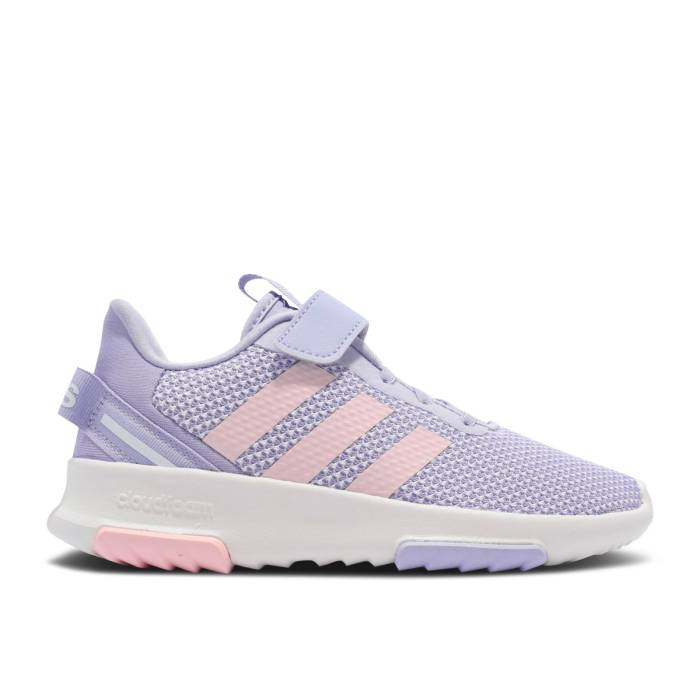 アディダス Adidas 【 Racer Tr 2.0 J Violet Tone Youth Violet Tone/Footwear White 】 ジュニア キッズ 紫・バイオレット 白色 ホワイト