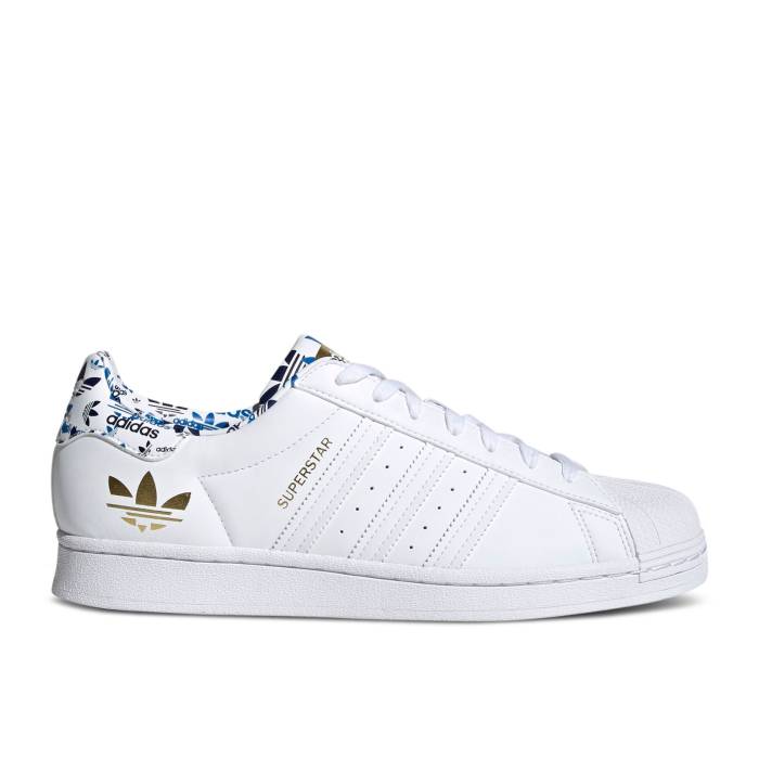 アディダス Adidas 【 Superstar 'White Gold Metallic' Men Cloud White/Cloud White/Gold Metallic 】 Superstar スーパースター ゴールド メンズ 白色 ホワイト ゴールド|スニケス