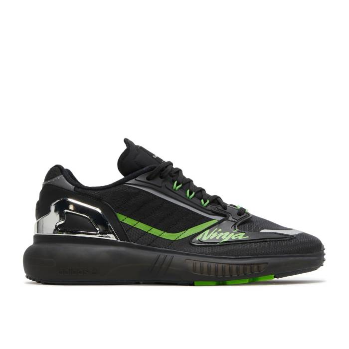 アディダス Adidas 【 Kawasaki Ninja X Zx 5000 Boost Black Green Men Supplier Colour/Supplier Colour/Core Black 】 ブースト メンズ コア 黒色 ブラック
