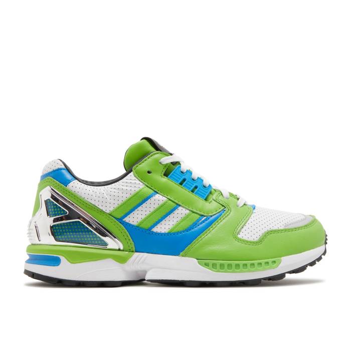 アディダス Adidas 【 Kawasaki Ninja X Zx 8000 'White Green' Men Semi Solar Green/Semi Solar Green/Bright Blue 】 メンズ green 緑・グリーン 青色 ブルー