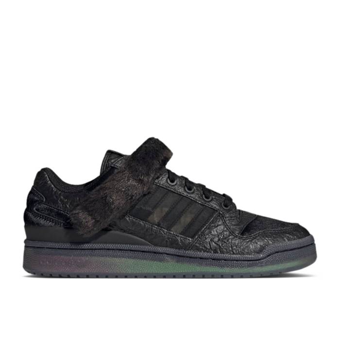 アディダス Adidas 【 Forum Low \u0027Dark Witch\u0027 Men Core Black/Shock Purple/Shock Lime 】 討論会 メンズ 中核グループ 黒いこと 黒いこと ぼうぜん自失 Purple 紫・パープル 菩提樹