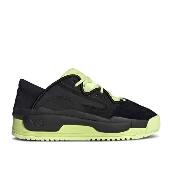 アディダス Adidas 【 Y-3 Hokori 2 'Black Semi Frozen Yellow' Men Black/Black/Semi Frozen Yellow 】 メンズ 黒色 ブラック yellow 黄色・イエロー
