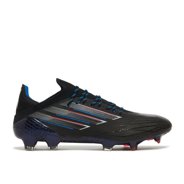アディダス Adidas 【 X Speedflow.1 Fg 'Black Vivid Red' Men Core Black/Cloud White/Vivid Red 】 メンズ コア 黒色 ブラック 白色 ホワイト Red 赤・レッド｜スニケス