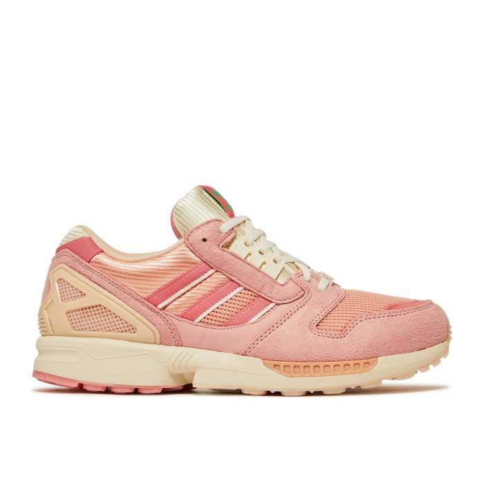 アディダス Adidas 【 Zx 8000 \u0027Strawberry Latte\u0027 Men Wonder Mauve/Halo Ivory/Ambient Blush 】 メンズ 象牙色