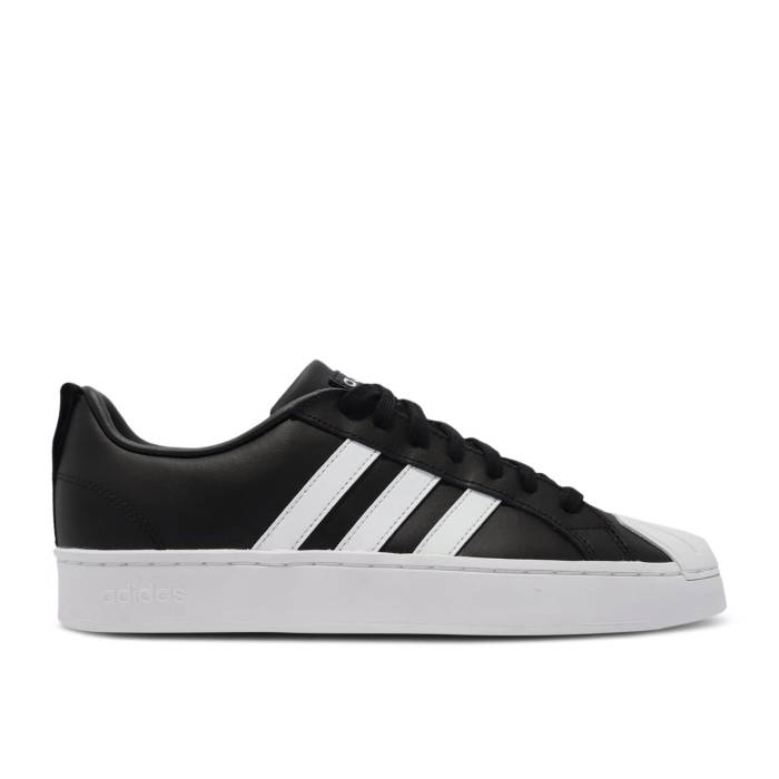 アディダス Adidas 【 Streetcheck Cloudfoam Court Low \u0027Black White\u0027 Men Core Black/Footwear White/Core Black 】 厚地の外套 メンズ 中核グループ 黒いこと 黒いこと 白いこと 白いこと