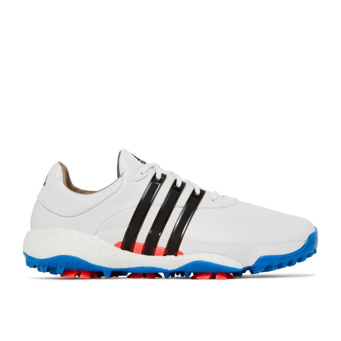 アディダス Adidas 【 Tour 360 22 Golf 'White Blue Rush' Men Cloud White/Core Black/Blue Rush 】 golf ゴルフ 青色 ブルー メンズ 白色 ホワイト コア 黒色 ブラック 青色 ブルー rush ラッシュ
