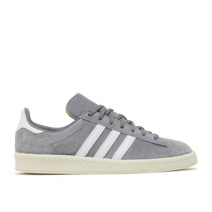 アディダス Adidas 【 Campus 80S 'Grey' Men Grey/Cloud White/Off White 】 キャンパス メンズ 灰色 グレー 白色 ホワイト