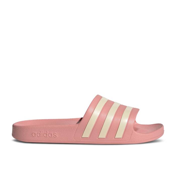 アディダス Adidas 【 Wmns Adilette Adilette Aqua Slide 'Wonder Mauve' Women Wonder Mauve/Wonder White/Wonder Mauve 】 アディレッタ アクア Slide サンダル レディース 白色 ホワイト