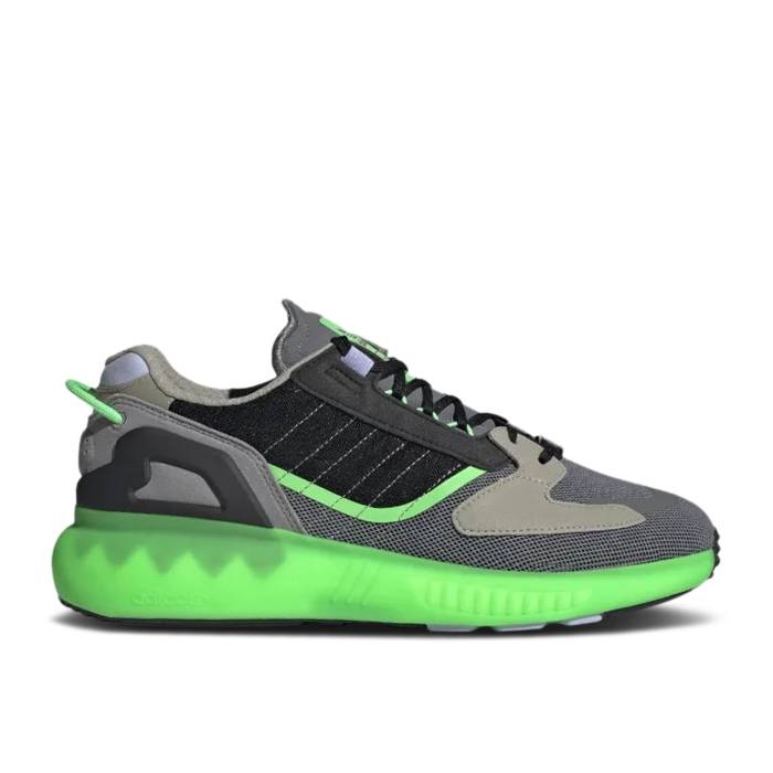 アディダス Adidas 【 Zx 5000 'Grey Screaming Green' Men Grey Three/Core Black/Screaming Green 】 メンズ 灰色 グレー コア 黒色 ブラック green 緑・グリーン|スニケス