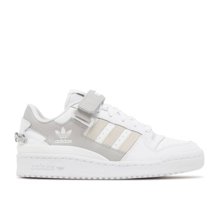 アディダス Adidas 【 Wmns Forum Low \u0027Knotted Heel\u0027 Women Cloud White/Cloud White/Grey Two 】 討論会 レディース 白いこと 白いこと 薄墨色 薄墨色