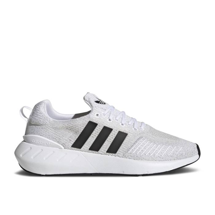 アディダス Adidas 【 Swift Run 22 White Grey Men Cloud White/Core Black/Grey One 】 Swift ラン メンズ 白色 ホワイト コア 黒色 ブラック 灰色 グレー