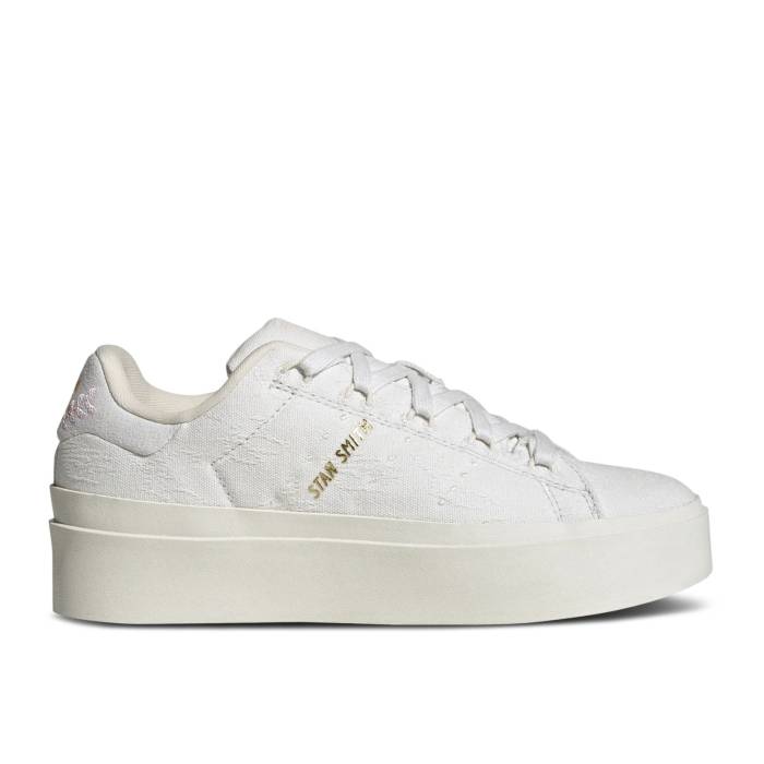 アディダス Adidas 【 Wmns Stan Smith Bonega \u0027Embroidered Floral\u0027 Women Crystal White/Wonder White/Off White 】 レディース 白いこと 白いこと