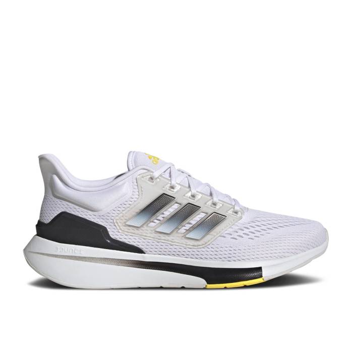 アディダス Adidas 【 Eq21 Run \u0027White Beam Yellow\u0027 Men Cloud White/Core Black/Beam Yellow 】 幽客 メンズ 白いこと 白いこと 中核グループ 黒いこと 黒いこと yellow 黄味がかった・黄色