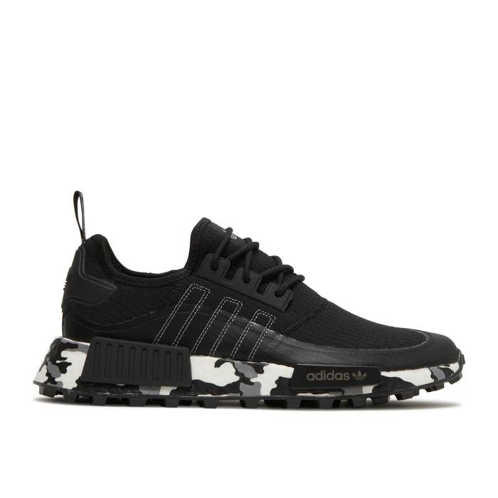 アディダス Adidas 【 Nmd_R1 Tr \u0027Black White Camo\u0027 Men Core Black/Core Black/Cloud White 】 白いこと 白いこと メンズ 中核グループ 黒いこと 黒いこと 白いこと 白いこと