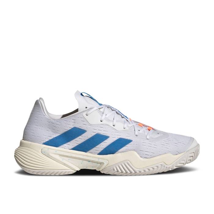 アディダス Adidas 【 Barricade White Pulse Blue Men Cloud White/Pulse Blue/Mint Ton 】 バリケード メンズ 白色 ホワイト 青色 ブルー