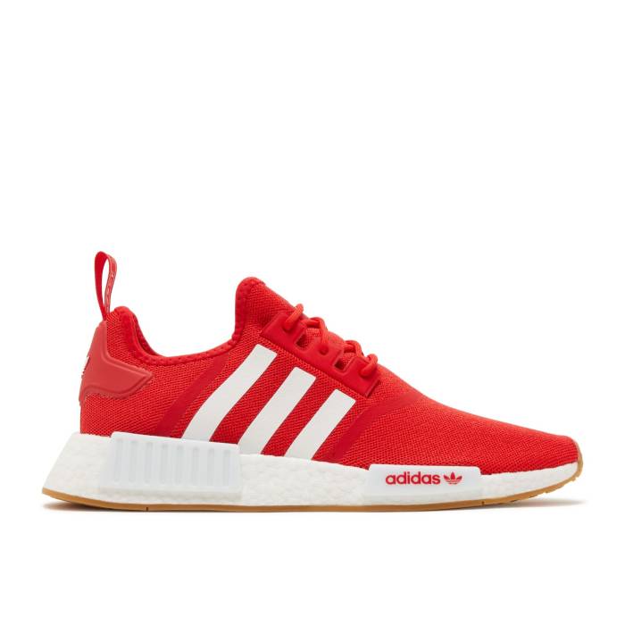 アディダス Adidas 【 Nmd_R1 Vivid Red Gum Men Vivid Red/Cloud White/Gum 】 Red 赤・レッド メンズ Red 赤・レッド 白色 ホワイト