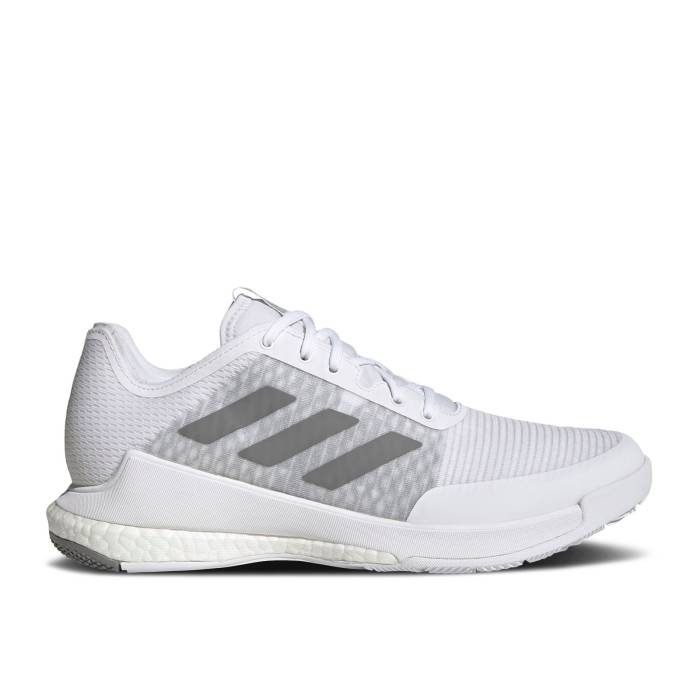アディダス Adidas 【 Crazyflight 'White Grey' Men Cloud White/Grey Three/Cloud White 】 メンズ 白色 ホワイト 灰色 グレー｜スニケス