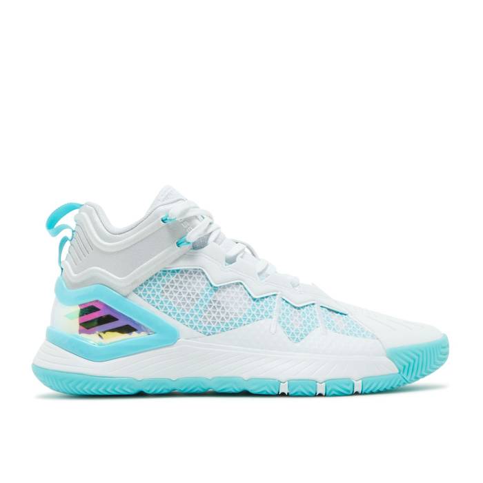 アディダス Adidas 【 D Rose Son Of Chi \u0027Christmas\u0027 Men Cloud White/Pulse Aqua/Cloud White 】 Rose サクラ色 メンズ 白いこと 白いこと アクア