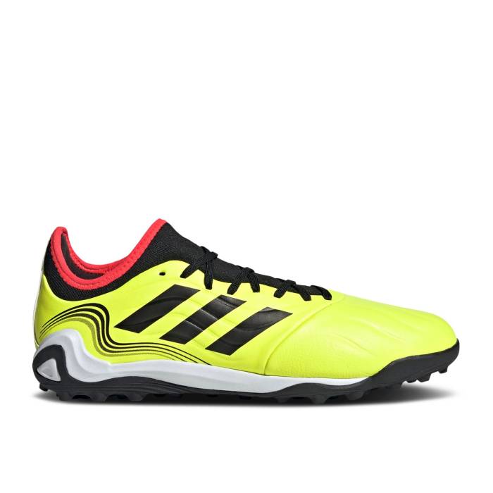アディダス Adidas 【 Copa Sense.3 Tf 'Game Data Pack' Men Team Solar Yellow/Core Black/Solar Red 】 メンズ Team チーム yellow 黄色・イエロー コア 黒色 ブラック Red 赤・レッド｜スニケス