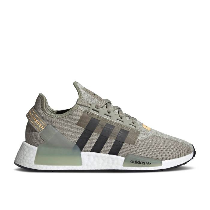 アディダス Adidas 【 Nmd_R1 V2 \u0027Feather Grey Black\u0027 Men Feather Grey/Core Black/Cloud White 】 薄墨色 薄墨色 メンズ 薄墨色 薄墨色 中核グループ 黒いこと 黒いこと 白いこと 白いこと