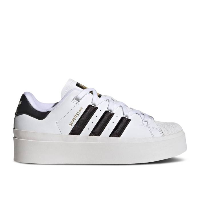 アディダス Adidas 【 Wmns Superstar Bonega \u0027White Black Gold Metallic\u0027 Women Cloud White/Core Black/Gold Metallic 】 Superstar はやりっ児 黒いこと 黒いこと ゴールド レディース 白いこと 白いこと 中核グループ 黒いこと 黒いこと ゴ