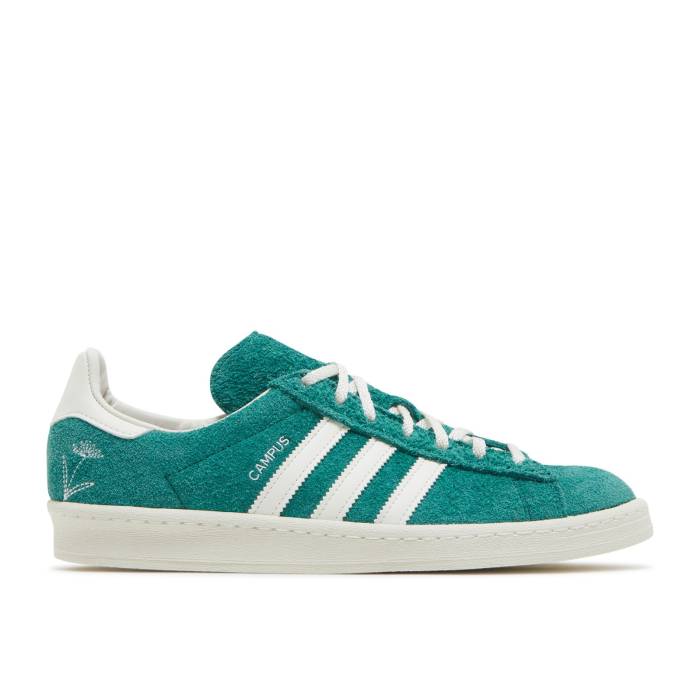 アディダス Adidas 【 Campus 80S \u0027London Green\u0027 Men Collegiate Green/Off White/Off White 】 構内 メンズ green 緑・緑であること 白いこと 白いこと