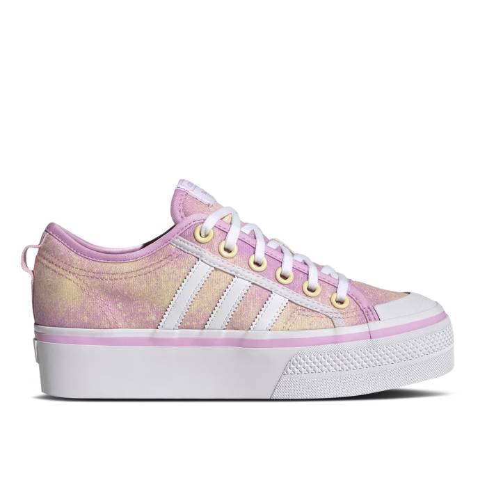 アディダス Adidas 【 Wmns Nizza Platform \u0027Bliss Lilac Almost Yellow\u0027 Women Bliss Lilac/Cloud White/Almost Yellow 】 レディース 白いこと 白いこと yellow 黄味がかった・黄色