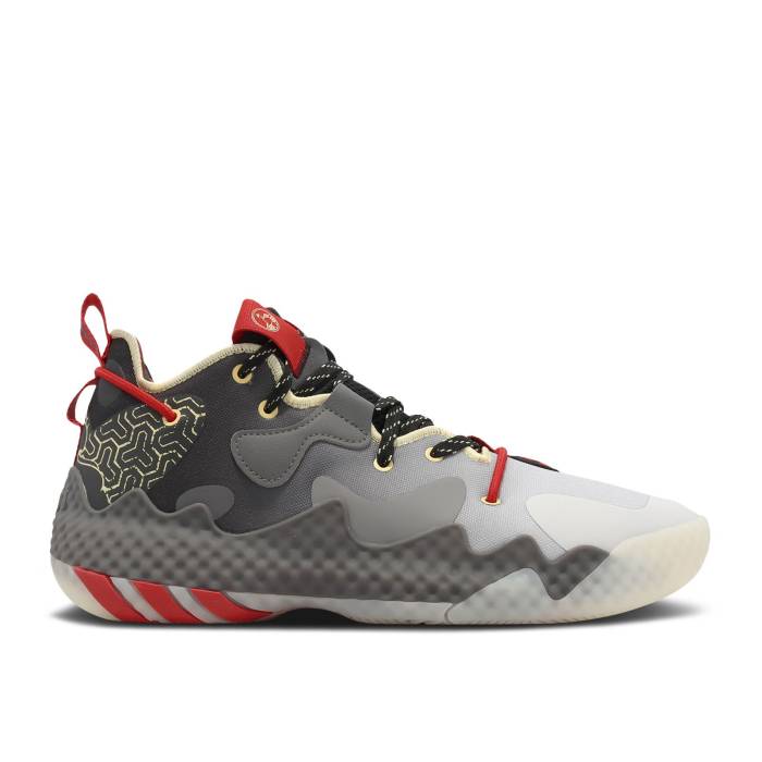 アディダス Adidas 【 Harden Vol. 6 \u0027Tang Dynasty - Ode To Gallantry\u0027 Men Core Black/Vivid Red/Almost Yellow 】 ハーデン メンズ 中核グループ 黒いこと 黒いこと Red 赤・赤いこと yellow 黄味がかった・黄み 靴-メンズ靴-スニーカー