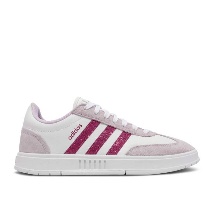 アディダス Adidas 【 Wmns Gradas \u0027Lavender Shiny Red\u0027 Women Footwear White/Lavender/Shiny Red 】 レディース 白いこと 白いこと Red 赤・赤いこと